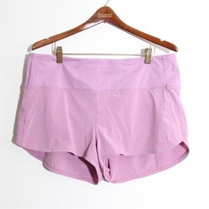 Lululemon Speed Up Short High-Rise *2.5" Jubilee Swift Liner Pink Purple Size 14